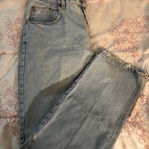 High waisted American eagle mom jeans